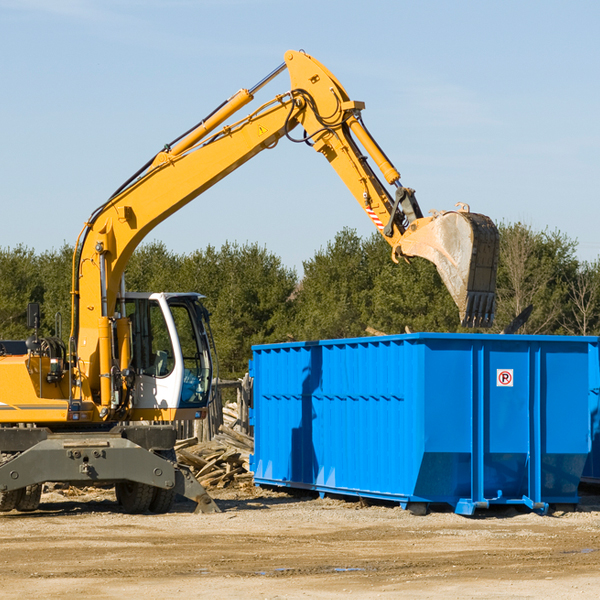 can i choose the location where the residential dumpster will be placed in Lakeside